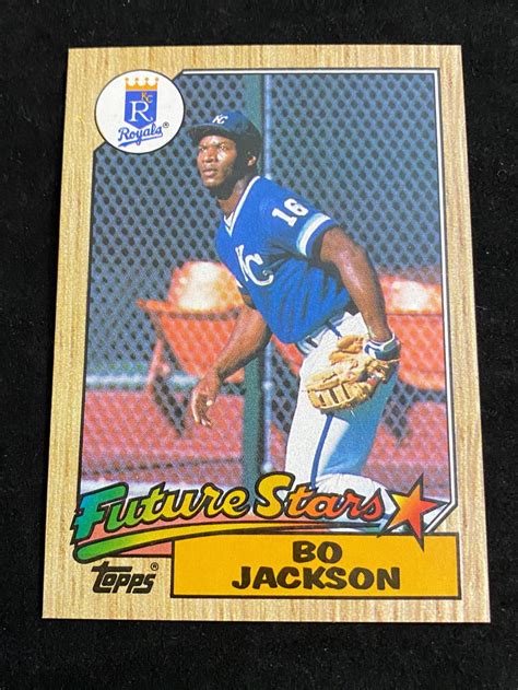 bo jackson topps baseball card|1987 Topps Bo Jackson (Future Stars) 